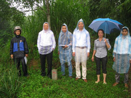 Apromaco chính thức nhận bàn giao mốc giới thăm dò Apatit trên diện tích 167 Ha tại Lào Cai.