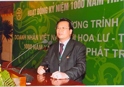 Chủ tịch HĐQT – TGD Nguyễn Tiến Dũng Tham gia chương trình Doanh nhân Việt Nam với Hoa Lư Thăng Long Hà Nội