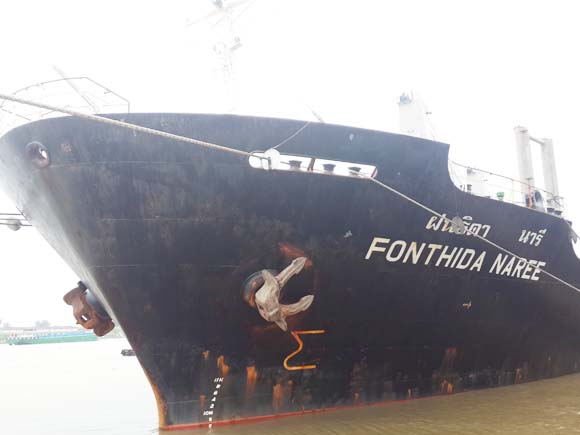 Tàu FONTHIDA NAREE chở 27.026,397 tấn Kali do Apromaco nhập khẩu cập cảng TP. HCM