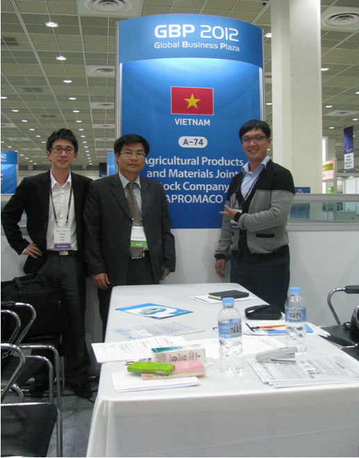 Apromaco tham dự Hội nghị giao thương với các doanh nghiệp hàng đầu tại Hàn Quốc – FTA Business Plaza 2012 tại Seoul.