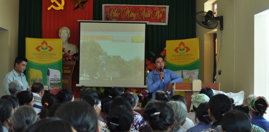 Apromaco tổ chức  Hội thảo “Hướng dẫn sử dụng Phân bón với bà con nông dân” tại tỉnh Nam Định