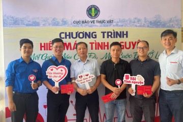 ĐOÀN THANH NIÊN CHI ĐOÀN VĂN PHÒNG THAM GIA CHƯƠNG TRÌNH HIẾN MÁU TẠI CỤC BẢO VỆ THỰC VẬT NĂM 2024