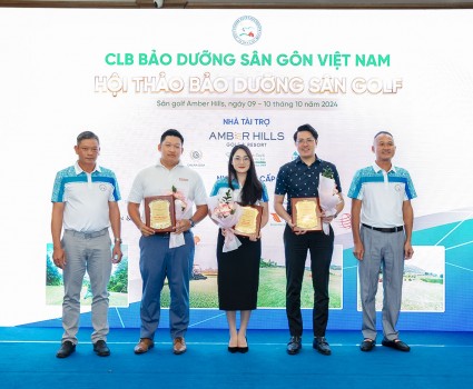 CHILINH GOLF THAM DỰ HỘI THẢO THƯỜNG NIÊN CLB BẢO DƯỠNG  SÂN GÔN VIỆT NAM 2024