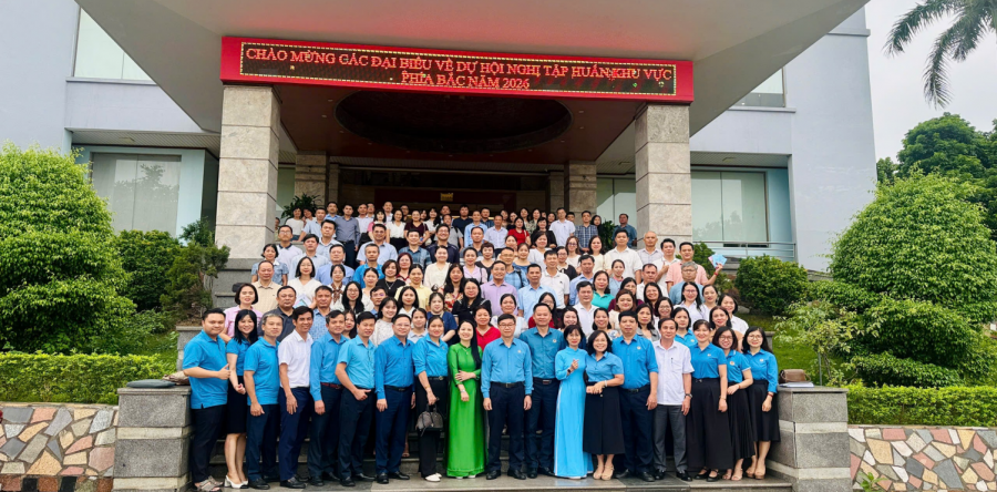 CÔNG ĐOÀN APROMACO THAM DỰ HỘI NGHỊ TẬP HUẤN, BỒI DƯỠNG CÁN BỘ CÔNG ĐOÀN KHU VỰC MIỀN BẮC NĂM 2026
