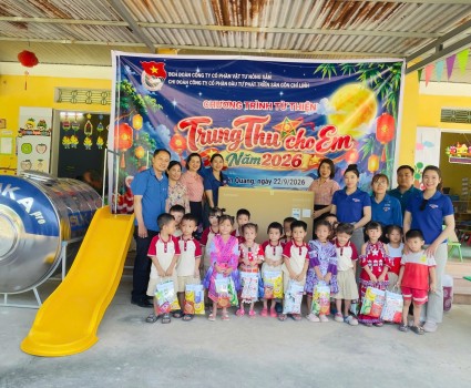 TUỔI TRẺ CHILINH GOLF LAN TỎA YÊU THƯƠNG QUA CHƯƠNG TRÌNH “TRUNG THU CHO EM 2026”
