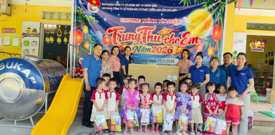 TUỔI TRẺ CHILINH GOLF LAN TỎA YÊU THƯƠNG QUA CHƯƠNG TRÌNH “TRUNG THU CHO EM 2026”