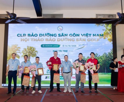CHILINH GOLF NÂNG CAO NĂNG LỰC BẢO DƯỠNG SÂN CỎ QUA HỘI THẢO THƯỜNG NIÊN NĂM 2026